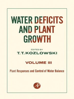 cover image of Plant Responses and Control of Water Balance